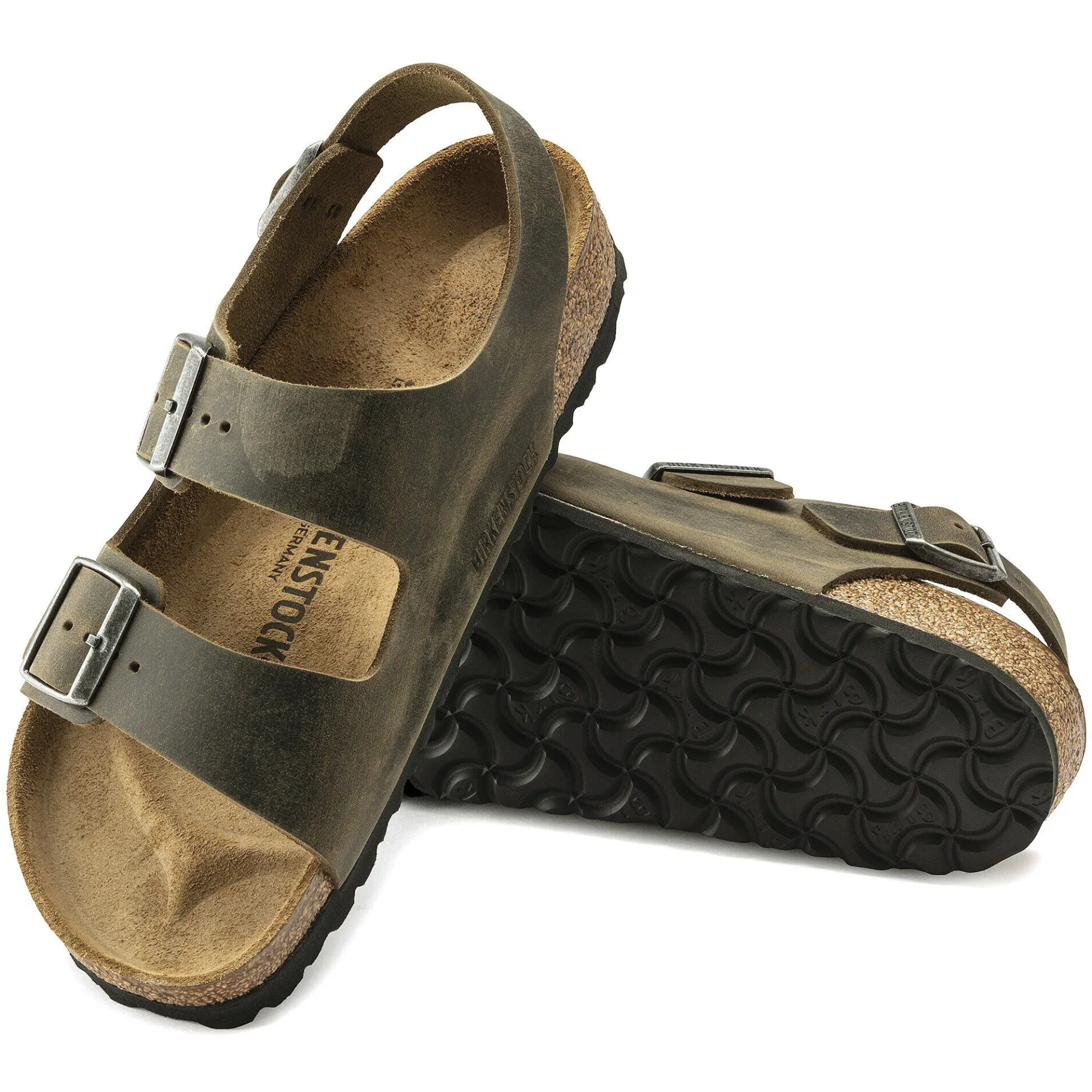Shop Birkenstock Milano Faded Khaki