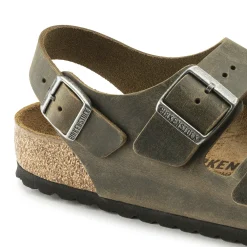 Shop Birkenstock Milano Faded Khaki