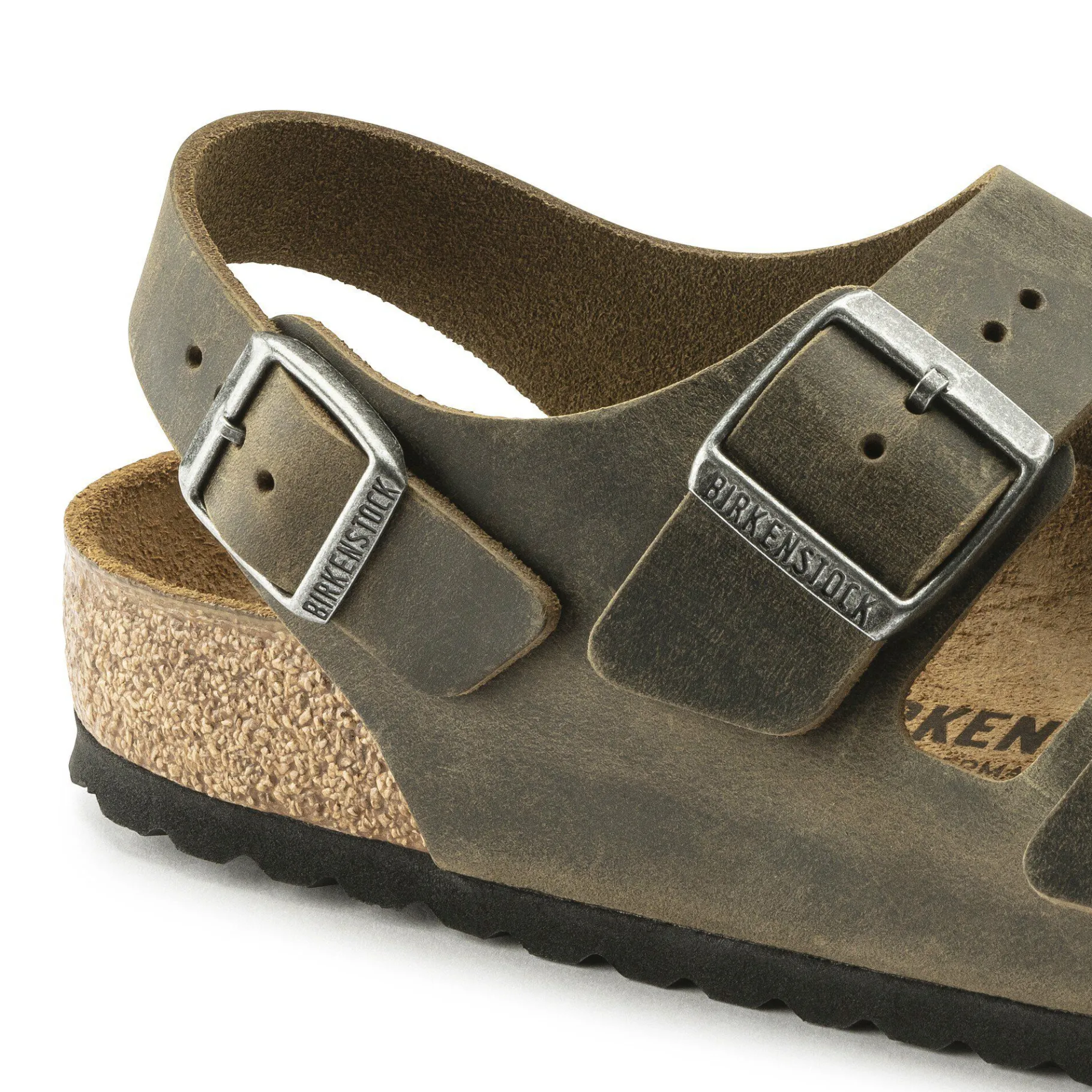 Shop Birkenstock Milano Faded Khaki