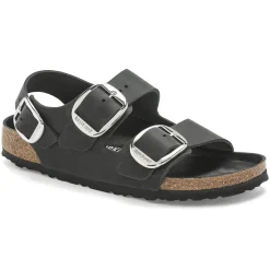 Cheap Birkenstock Milano Big Buckle Black