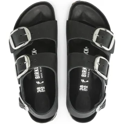 Cheap Birkenstock Milano Big Buckle Black