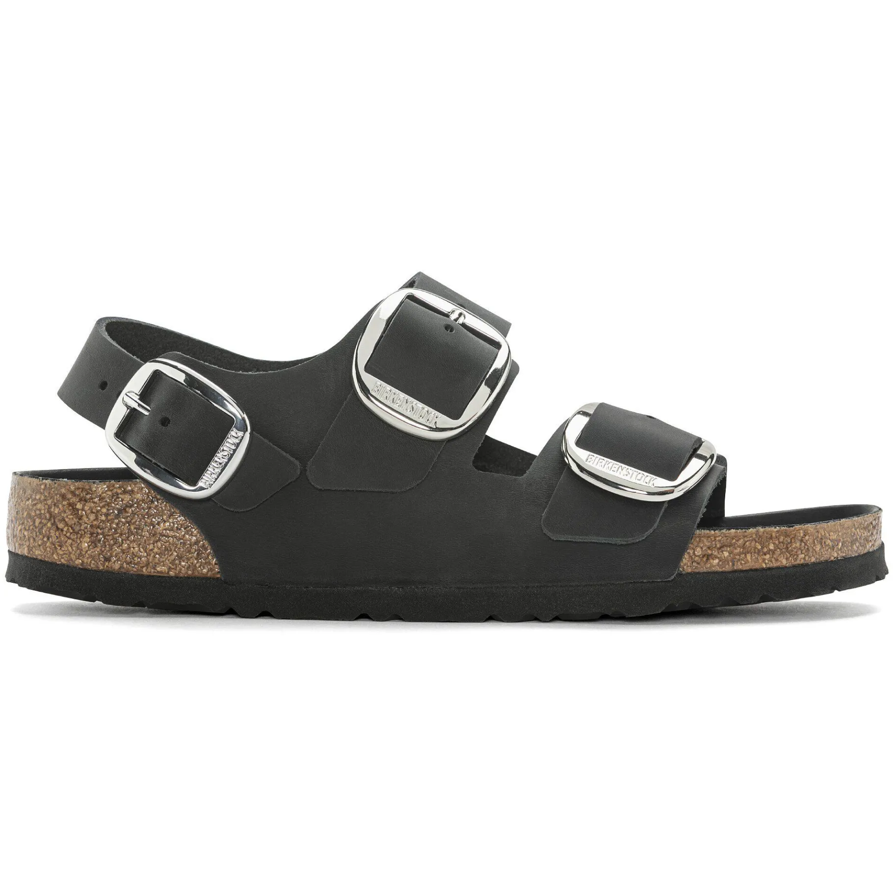 Cheap Birkenstock Milano Big Buckle Black