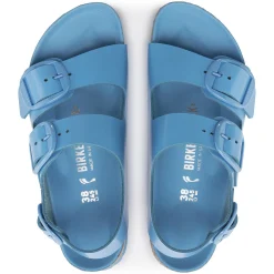 Online Birkenstock Milano Big Buckle High Shine Sky Blue
