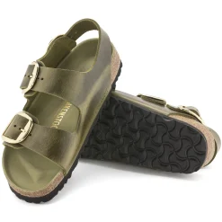 Best Sale Birkenstock Milano Big Buckle Olive Green