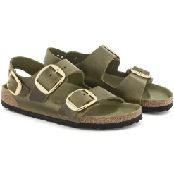 Best Sale Birkenstock Milano Big Buckle Olive Green