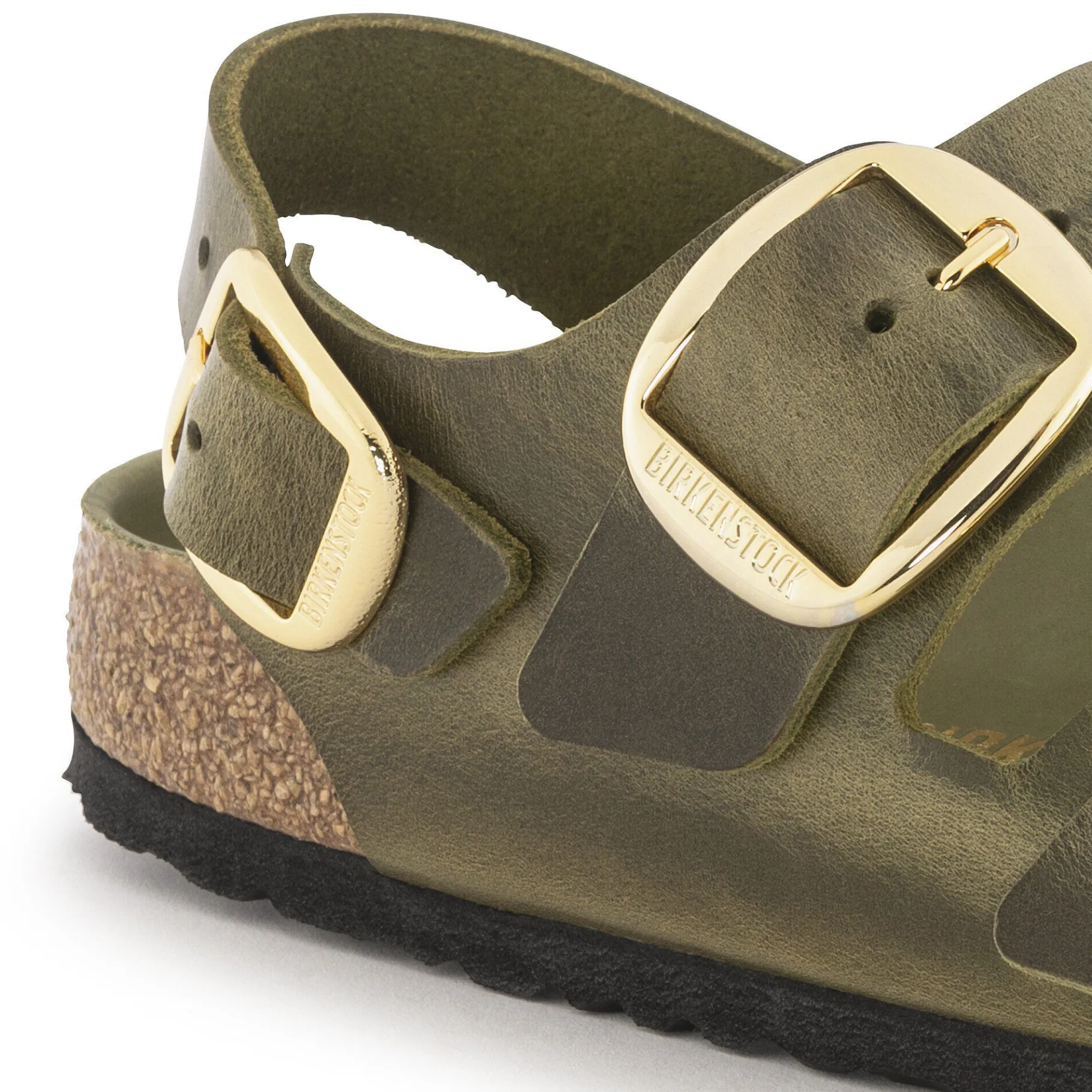 Best Sale Birkenstock Milano Big Buckle Olive Green