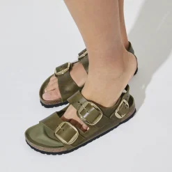 Best Sale Birkenstock Milano Big Buckle Olive Green