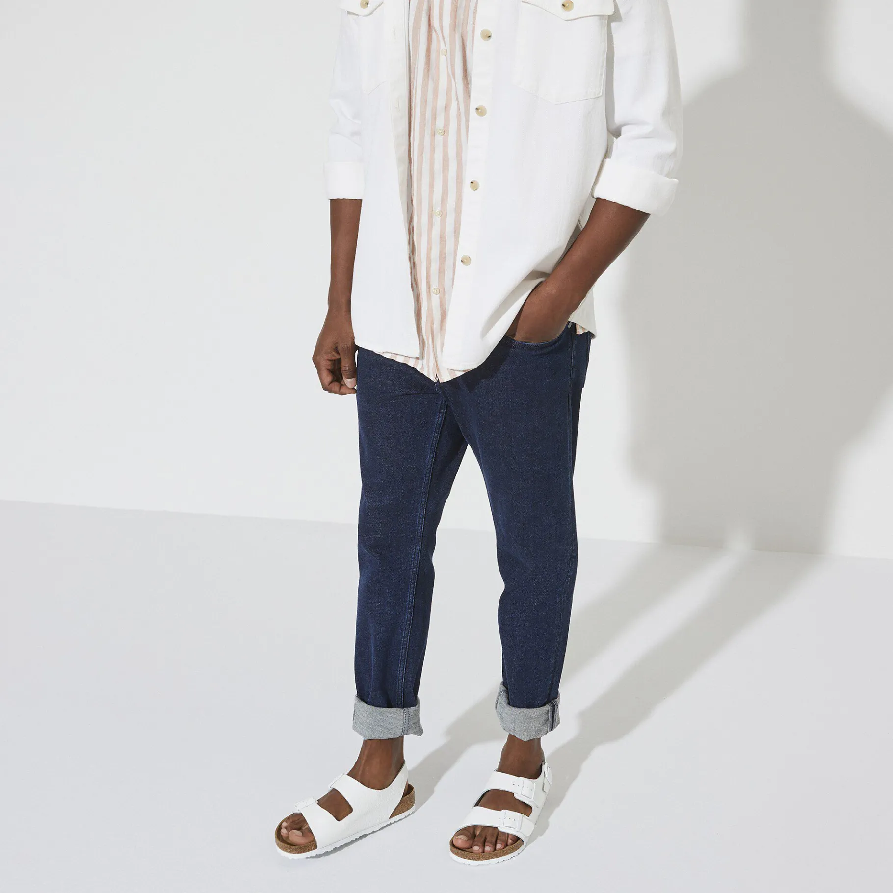Clearance Birkenstock Milano Bs White
