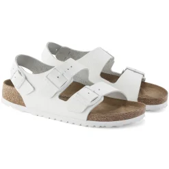 Clearance Birkenstock Milano Bs White