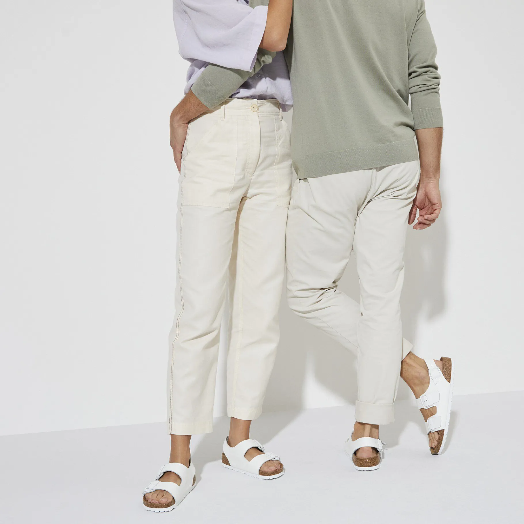 Clearance Birkenstock Milano Bs White