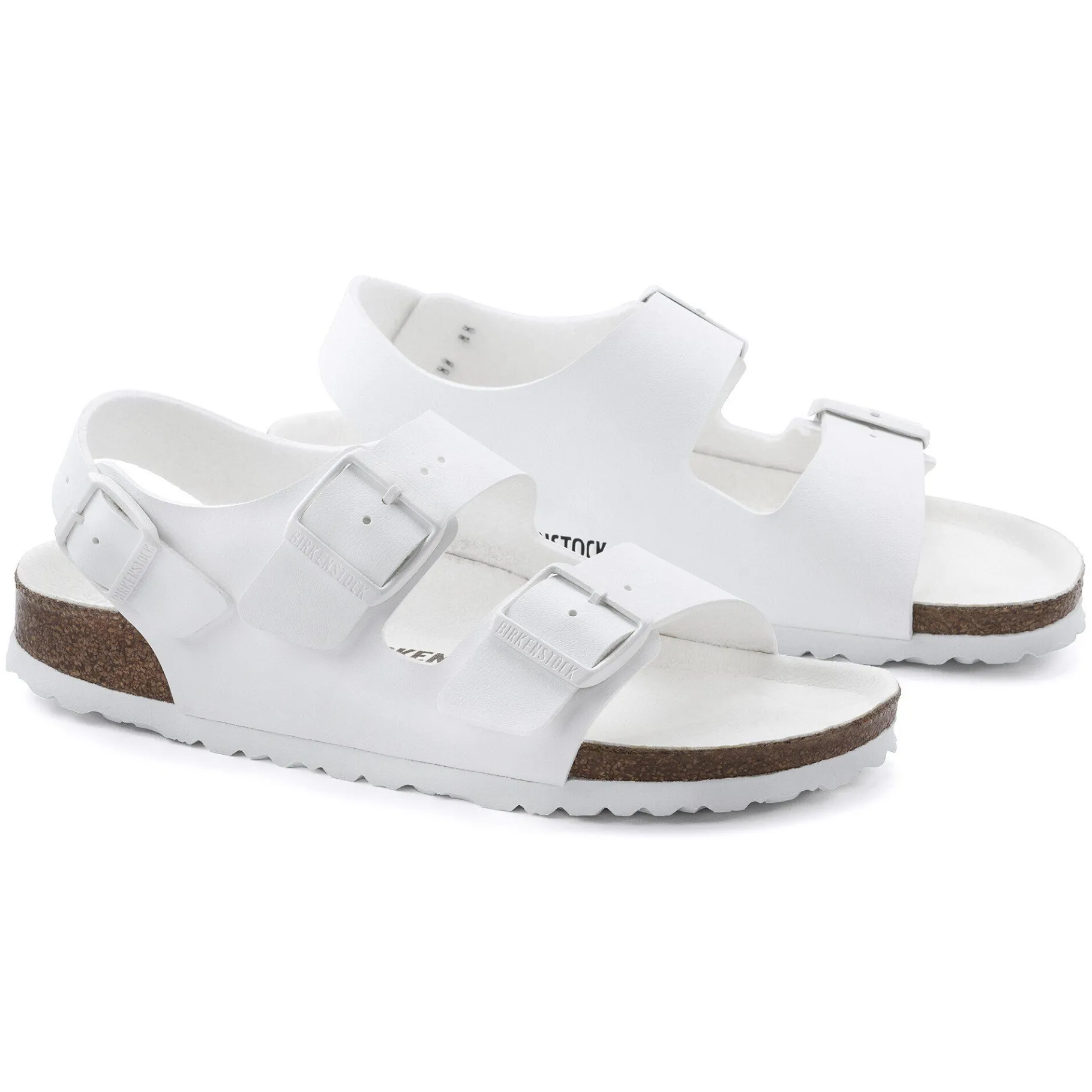 New Birkenstock Milano Bs Triples White