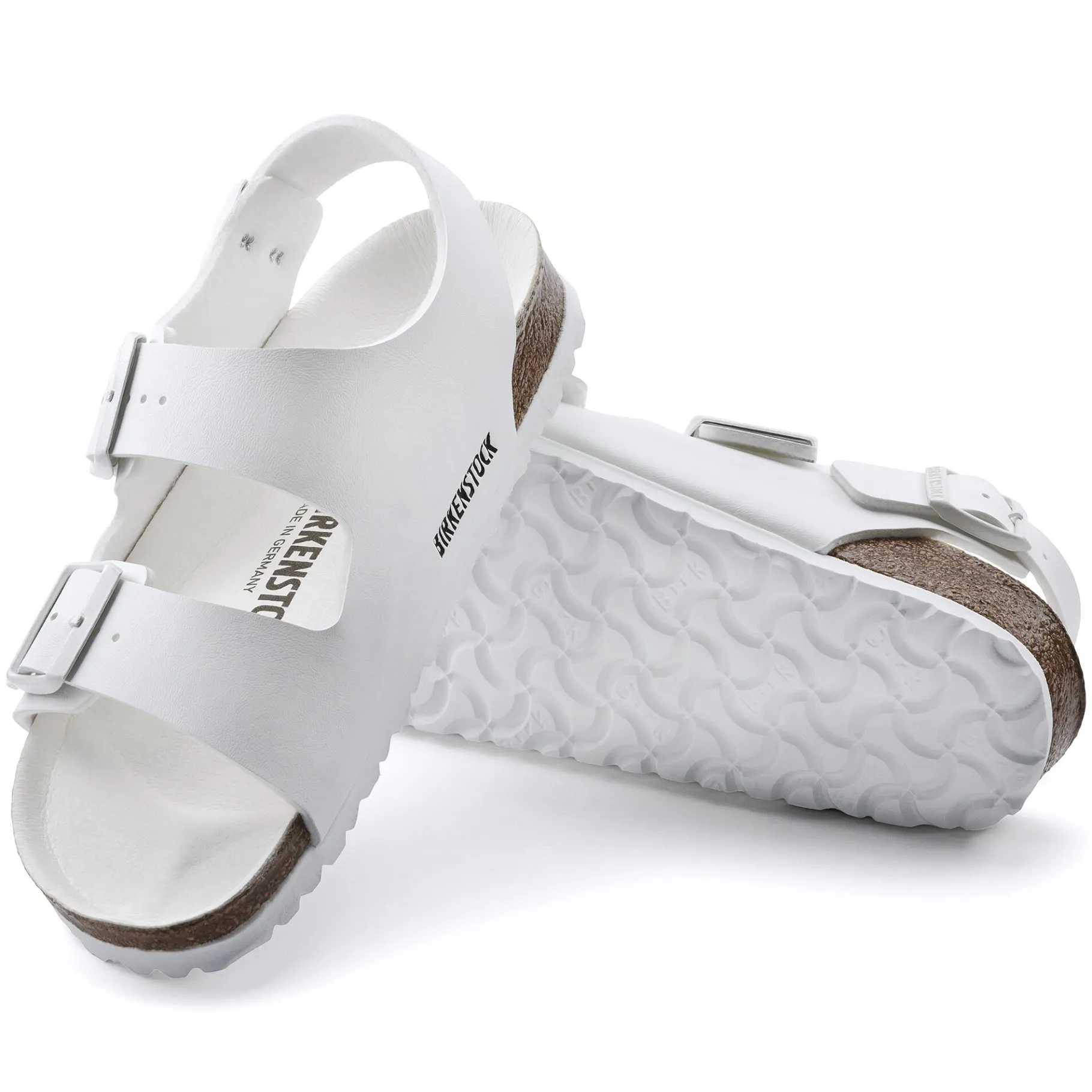 New Birkenstock Milano Bs Triples White