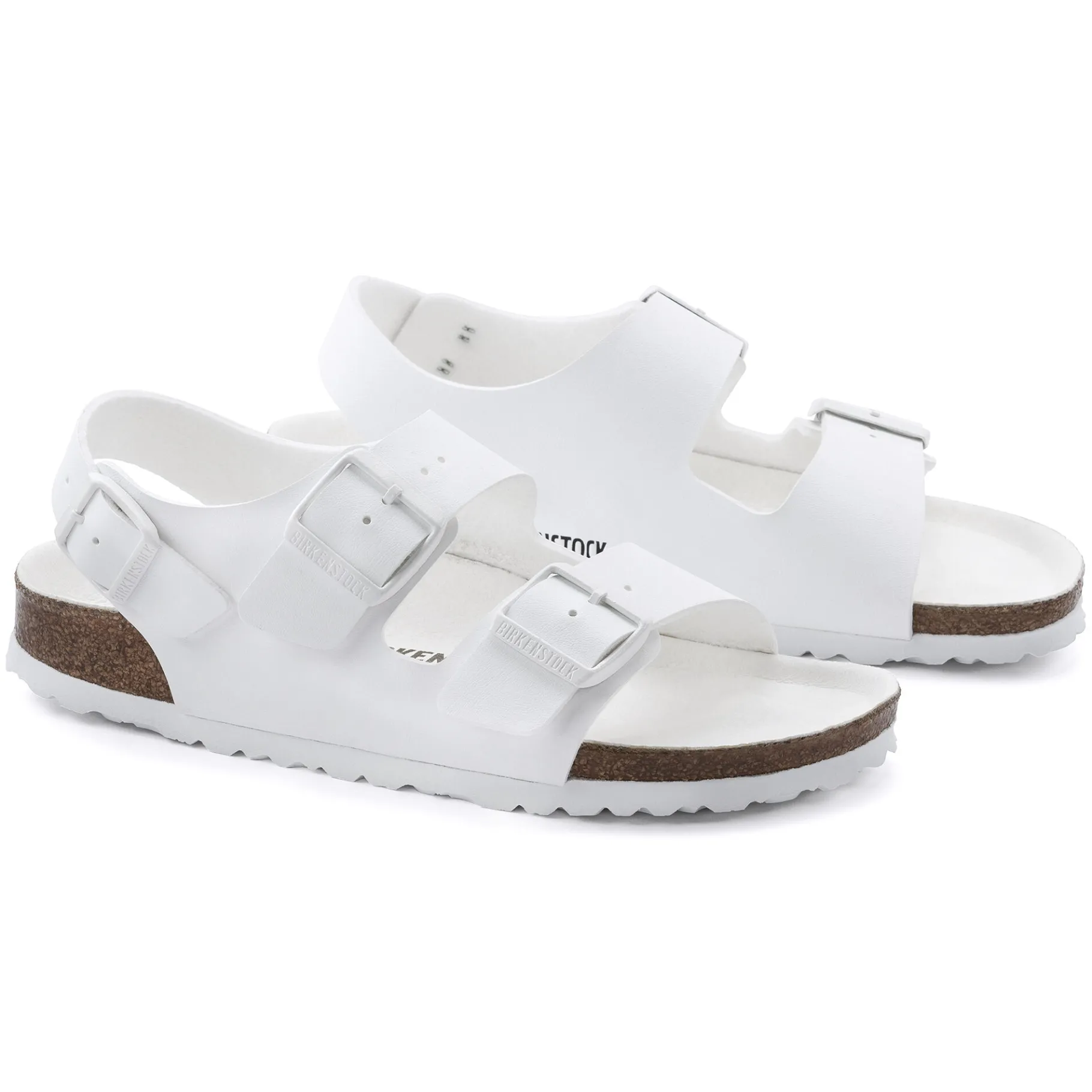 New Birkenstock Milano Bs Triples White