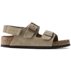Store Birkenstock Milano Hl Suede Kids Taupe