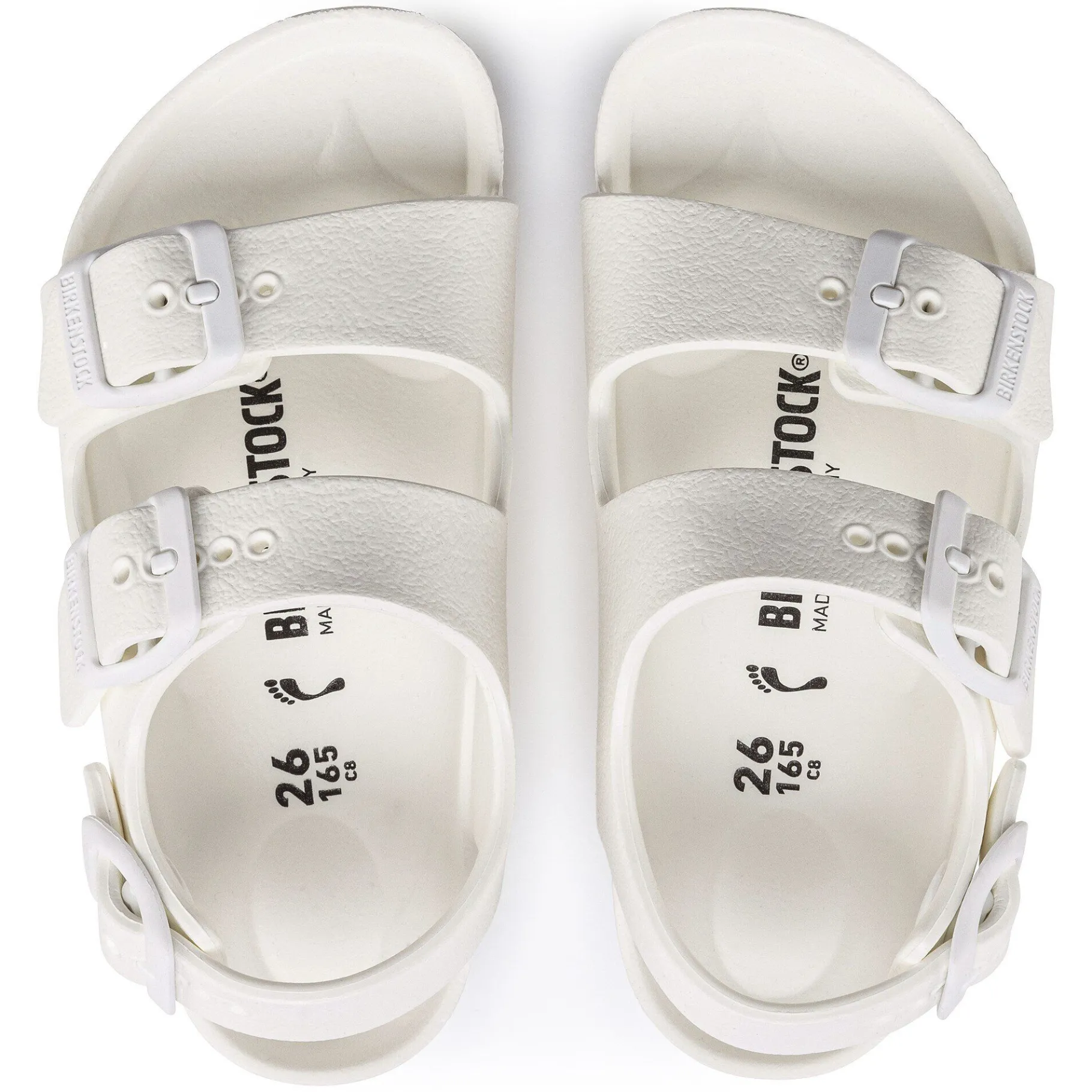 Sale Birkenstock Milano Kids White