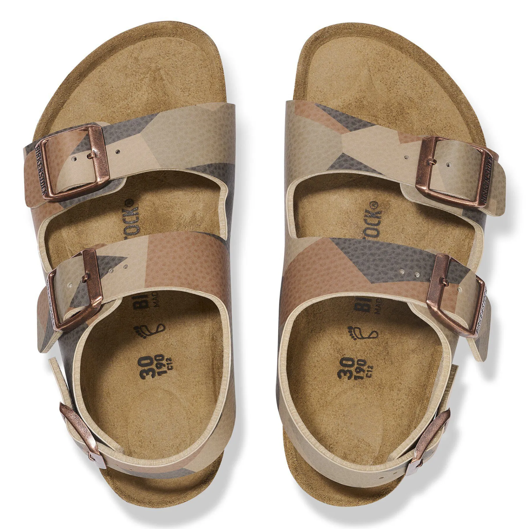 Best Birkenstock Milano Kids Desert Soil Geo Camo Core