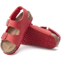 Cheap Birkenstock Milano Kids Vegan Active Red