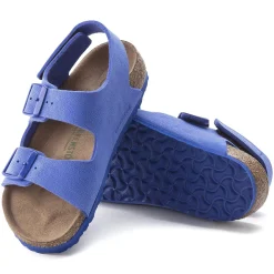 Shop Birkenstock Milano Kids Vegan Ultra Blue