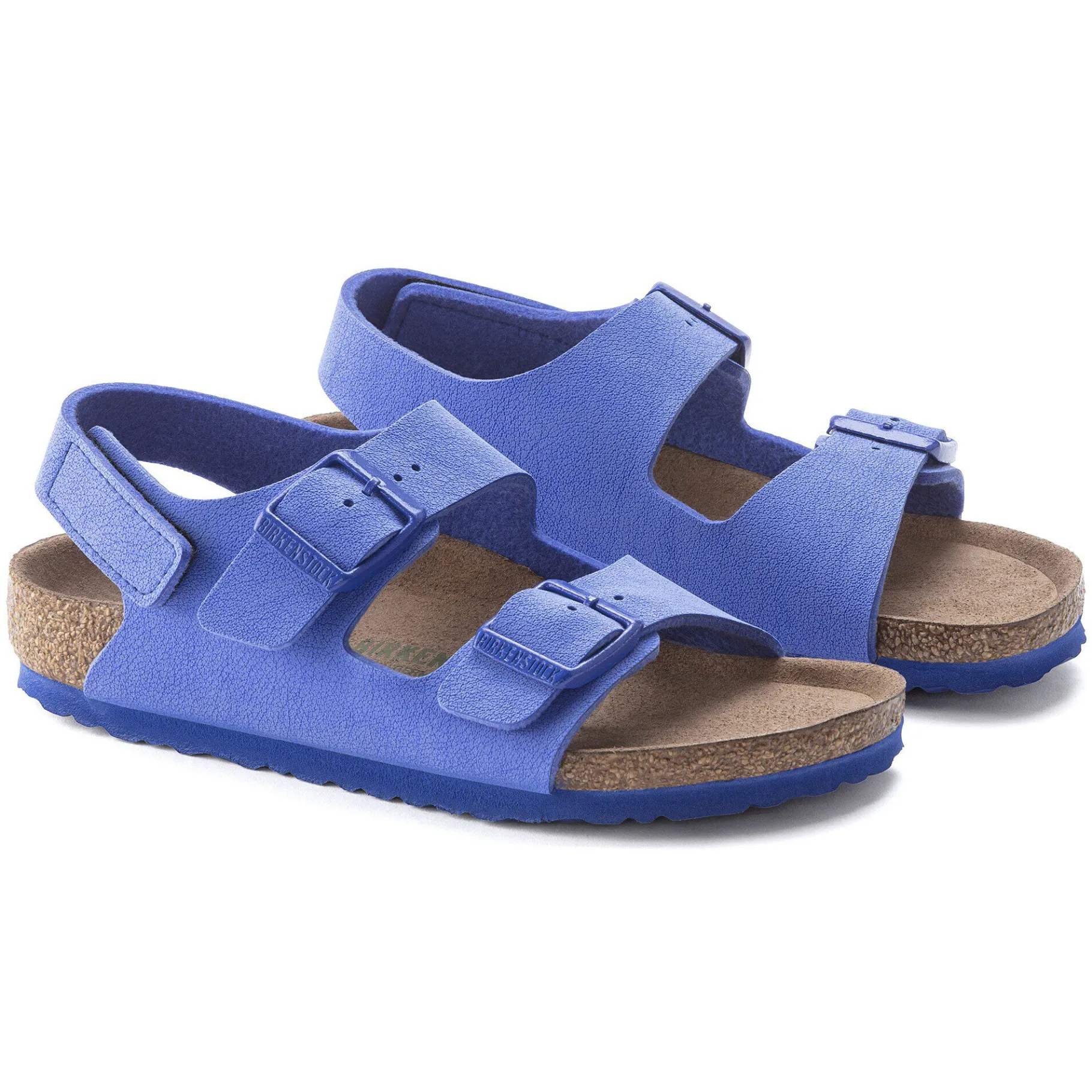 Shop Birkenstock Milano Kids Vegan Ultra Blue
