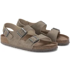 Online Birkenstock Milano Vegansk Desert Dust Gray Taupe