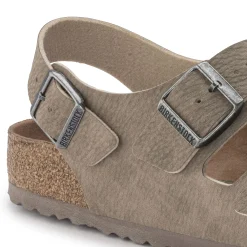 Online Birkenstock Milano Vegansk Desert Dust Gray Taupe