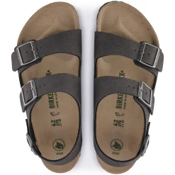 Sale Birkenstock Milano Vegansk Desert Dust Black