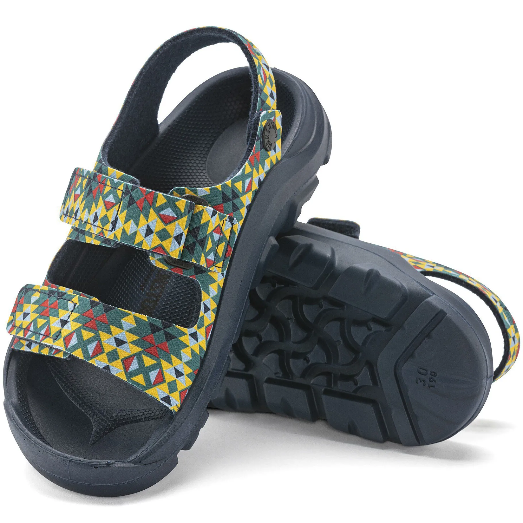Best Sale Birkenstock Mogami Hl Triangles Multi Lake Green