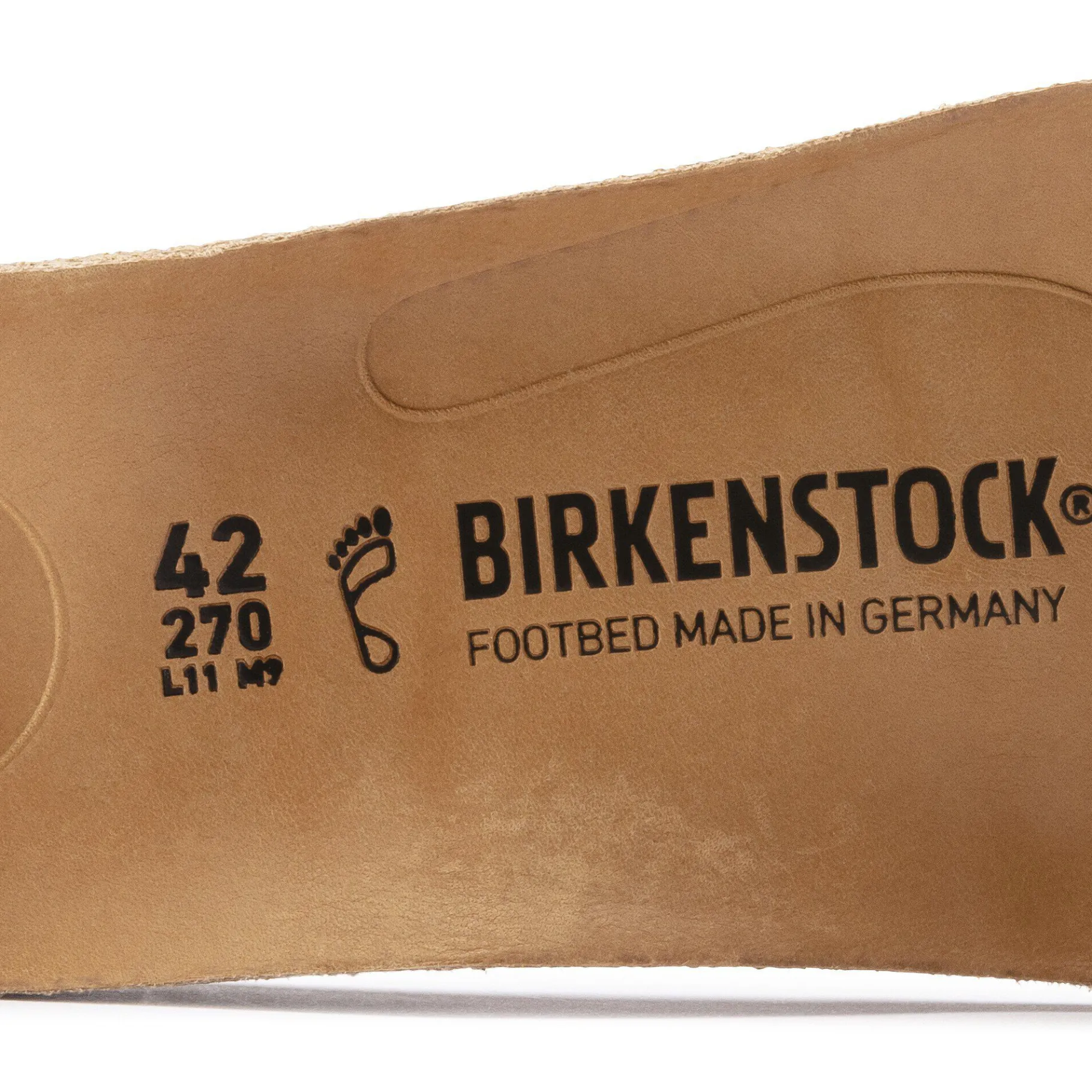 Best Birkenstock Udskiftningsfodseng Sandshell/Creme