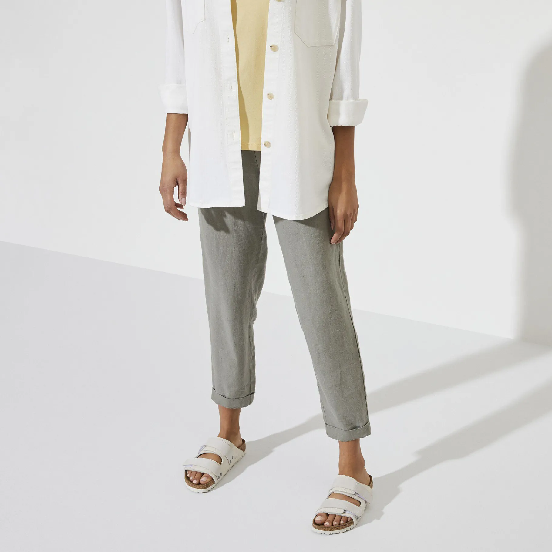 Outlet Birkenstock Uji Antique White