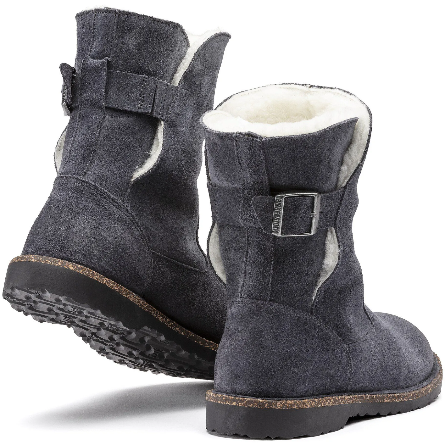 Fashion Birkenstock Uppsala Lammeskind Graphite