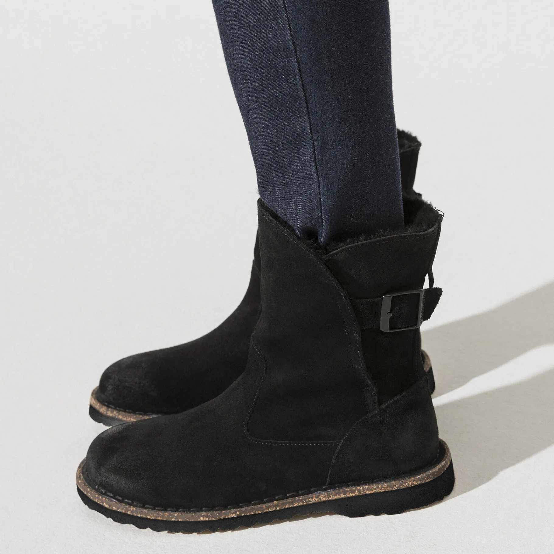 Flash Sale Birkenstock Uppsala Lammeskind Black
